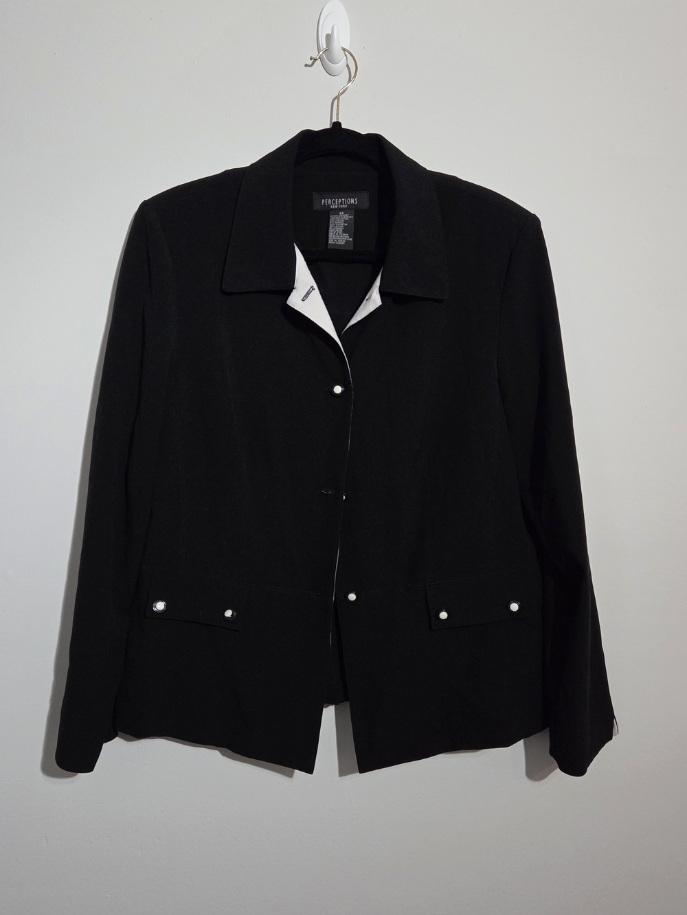 Perceptions Black Women's Blazer Jacket